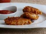 Nuggets de poulet croustillants, panure aux Corn flakes