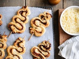 Pâte feuilletée express et sapins feuilletés pour l'apéritif de Noël