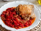 Poulet à la basquaise