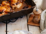 Poulet aux pêches et soupe à l'oignon (recette facile et express)