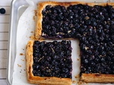Tarte feuilletée aux myrtilles; Pâte feuilletée maison express