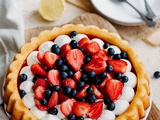 Tarte moelleuse aux fraises