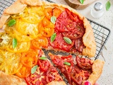 Tarte rustique aux tomates et au thon