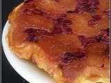 Tarte tatin pommes et cranberries