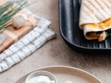 Tortilla wrap hack au poulet et cheddar