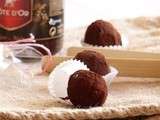 Truffes chocolat et Griottines comme des cake ball