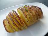 Baked Hasselback potatoes