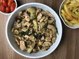 Mediterranean chicken with artichokes