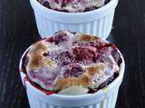 Raspberry clafoutis