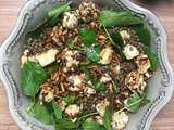 Roasted cauliflower and lentil salad