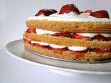 Strawberry Cream Cake