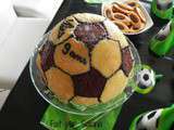 Gâteau demi ballon de foot