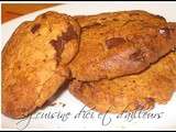 Biscuit au beurre de cacahuète & pépites de chocolat