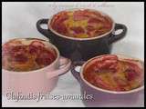 Clafoutis fraises -amande