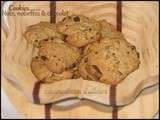 Cookies noisettes, noix, chocolat