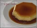 Flan aux amandes et fève tonka