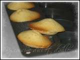 Madeleines au citron et beurre salé