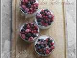 Panna cotta coco et fruits rouges