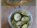 Pickles de courgettes