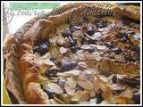 Tarte aux pommes gourmande (noisettes-chocolat- amandes)