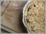 Tarte crumble aux fruits rouges et noix de coco