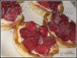 Tartelettes chocolat blanc & framboises