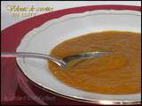 Veloute de carottes au curry