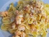 Tagliatelles aux langoustines