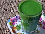 Smoothie vert et  simplissime lait de cajou