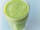 Smoothie vert (pourpier, moutarde et clémentine)