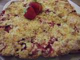 Coffee cake aux fraises