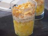 Verrine pommes, foie gras