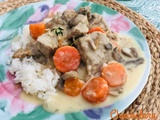 Blanquette de veau allégée de Jean-Michel