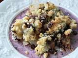 Crumble poire chocolat de Freddy