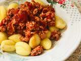 Gnocchi à la bolognese de poulet de Patrice