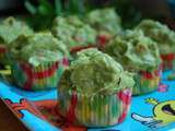 Muffins « pains de maïs » au guacamole de Camélia