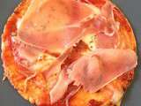 Pizzetta jambon de parme et mozzarela de Solène