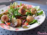 Salade au boudin blanc et aux oignons rouges de Beck