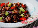 Salade de lentilles au saumon fumé de Michal