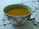 Soupe aux carottes, brocolis, haricots verts et courgettes de Stanford