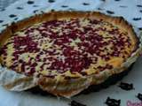 Tarte à la ricotta et aux framboises de Leïa