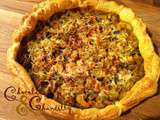 Tarte Courgettes Poivrons au Curry