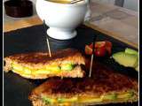 Grilled cheese à l'avocat