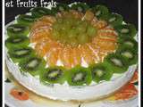 Bavarois au fromage blanc et fruits frais