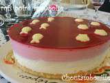 Bavarois poire framboise