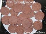 Biscuits fort en chocolat