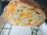 Cake mimolette et noisettes