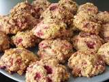 Cookies moelleux aux framboises et beurre de cacahuète