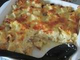 Gratin de céleri, pomme et comté