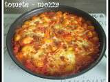 Gratin de gnocchis tomate mozza